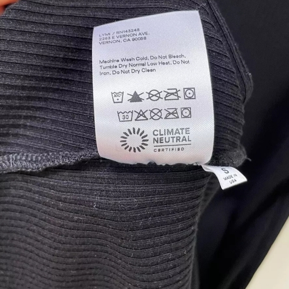 Reformation Little Black Dress Women's Size S With Side Slit Ruched - Picture 8 of 9